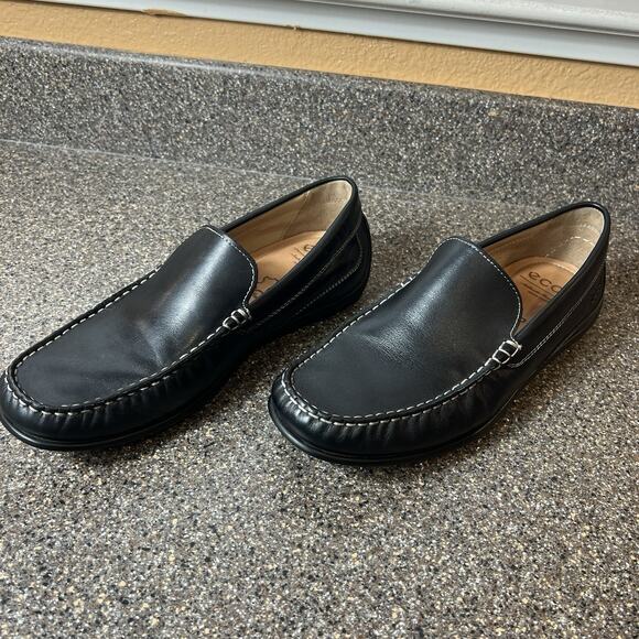 Ecco Black Leather Loafers main image 7